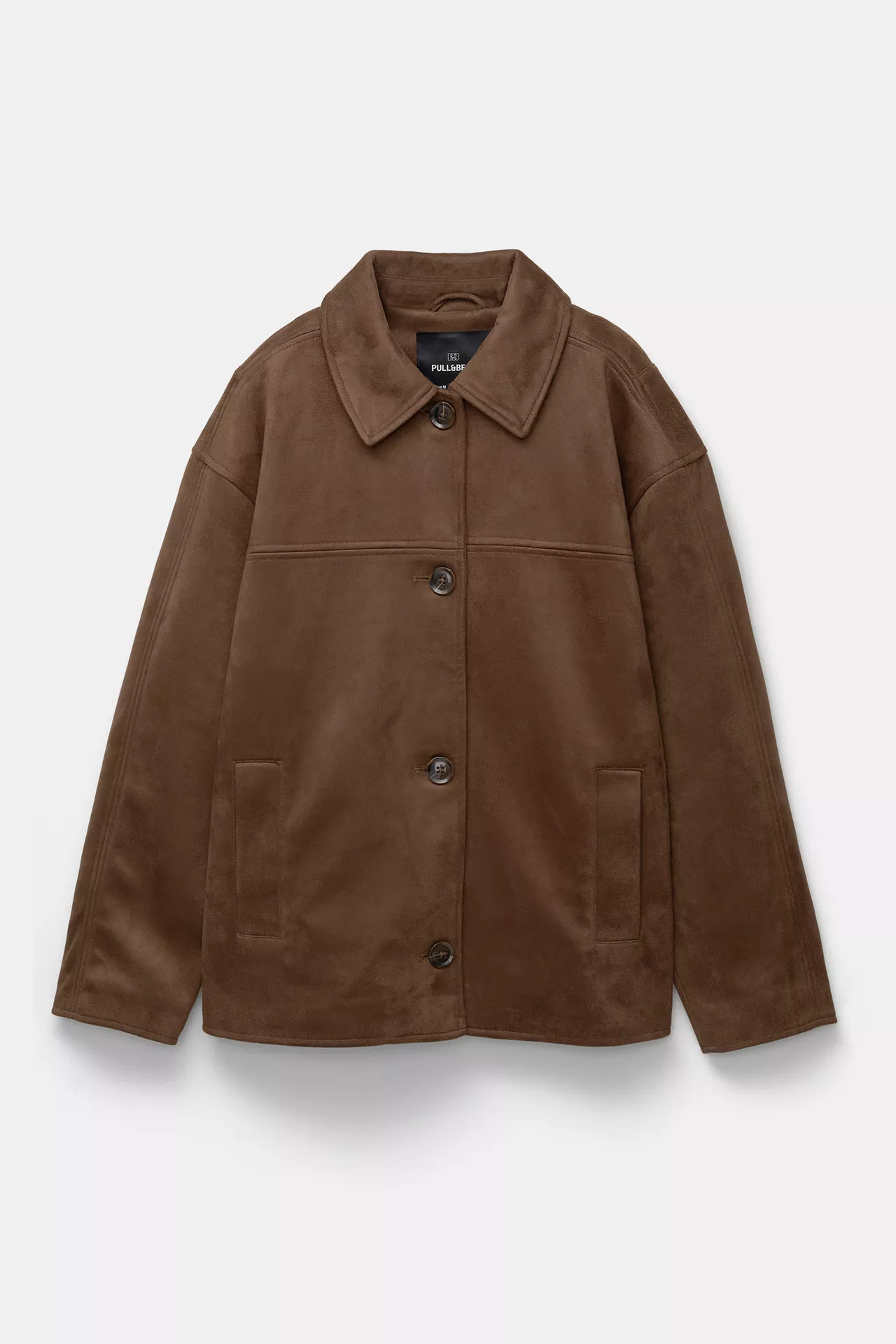 Faux suede jacket | PULL and BEAR UK