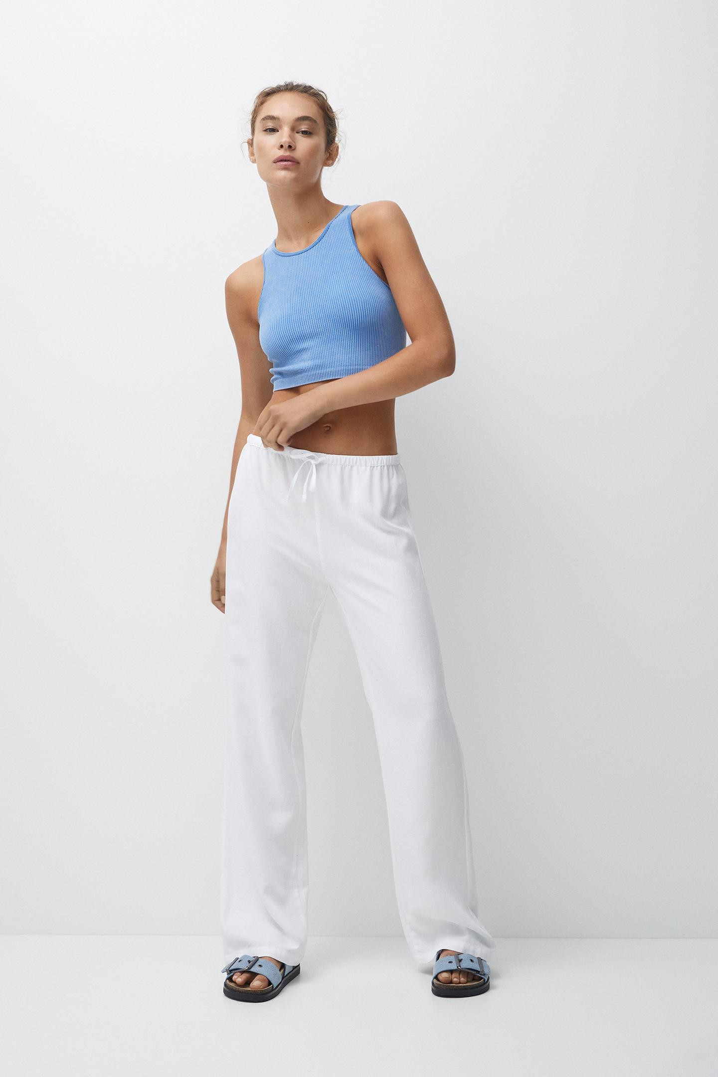 Straight-fit rustic joggers | PULL and BEAR UK