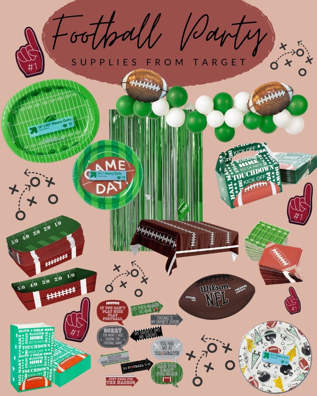 Football party supplies at Target! 

#LTKfoodie #LTKHome #LTKFindsUnder50