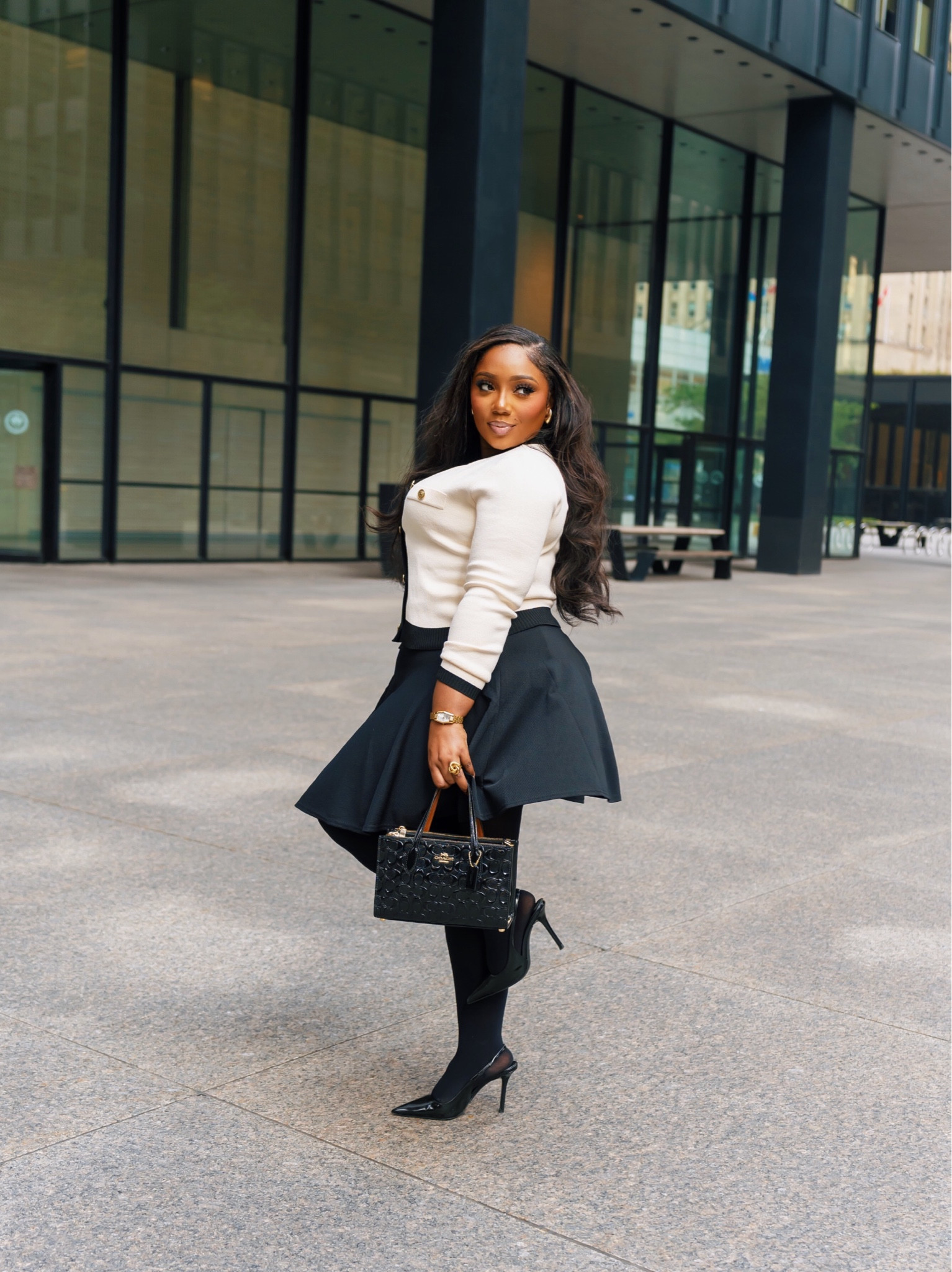 Cardigan is from Zara, however, I linked a similar one on Amazon. 🫶🏾

#LTKmidsize #LTKworkwear #LTKmodest