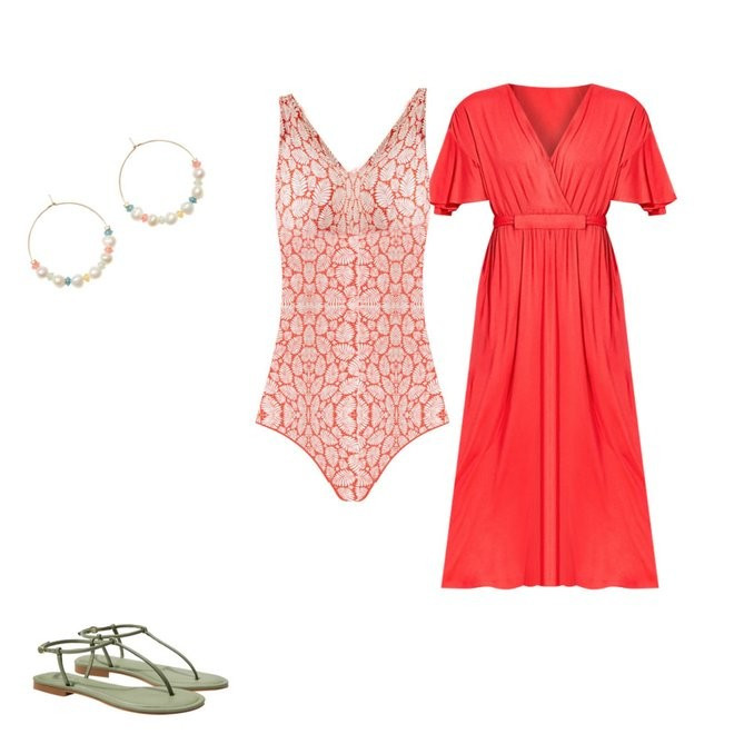 LOFT Beach Short Sleeve Maxi Dress | LOFT