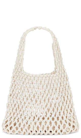 Woven Bag in White | Revolve Clothing (Global)