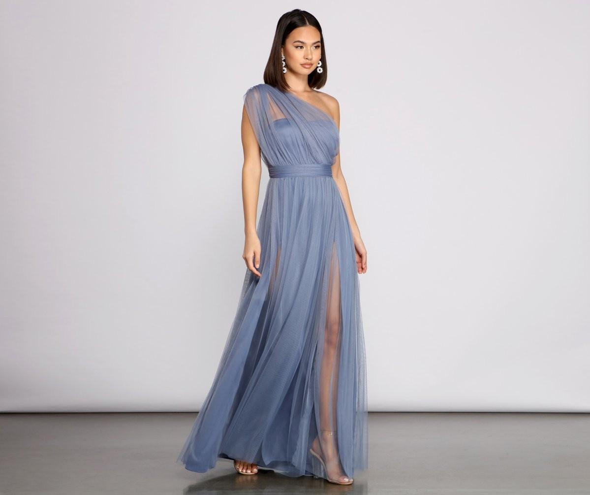 Rebecca Tulle A-Line Formal Dress | Windsor Stores