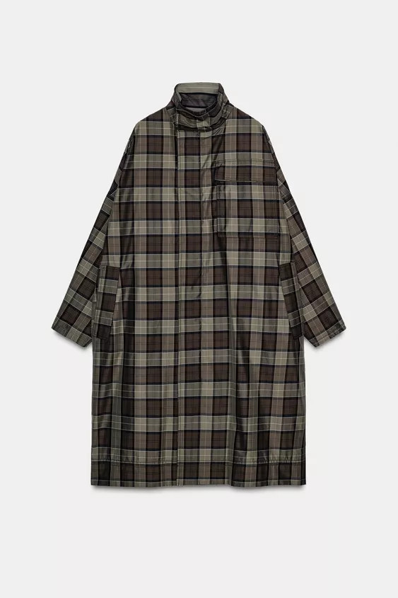 CHECKED TRENCH COAT ZW COLLECTION LIMITED EDITION | Zara US