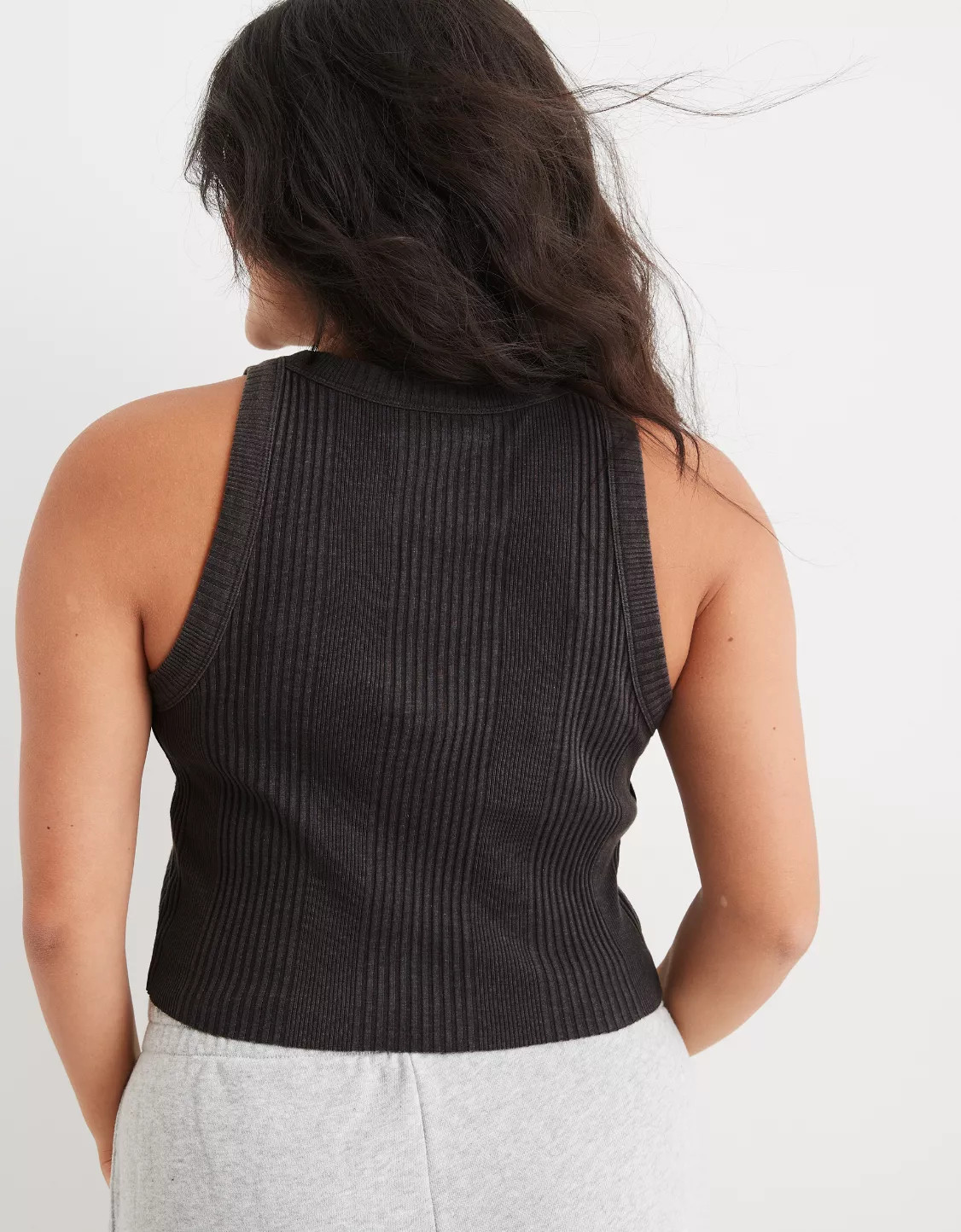 Aerie Textured Free Spirit Ribbed Tank Top | Aerie