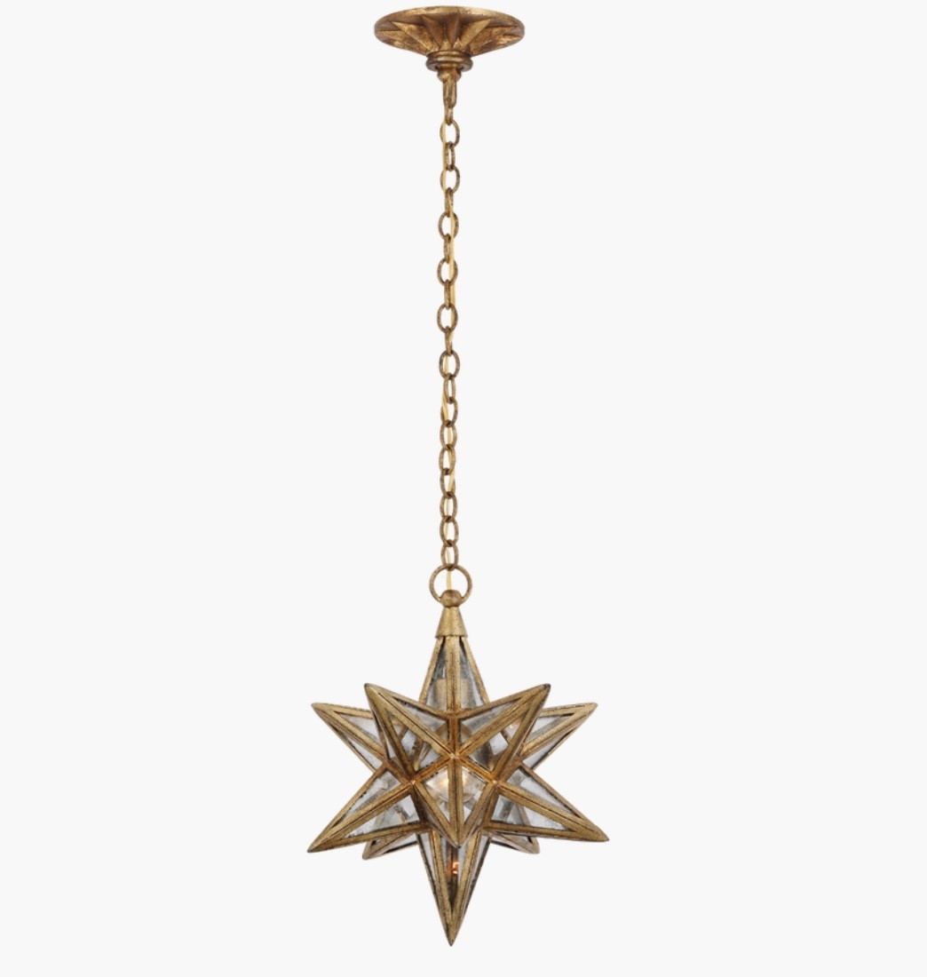 I’ve always loved a Moravian star and I’ve eyed this one for a long time waiting for a spot. Had to make room for one in Maine. This one comes in several different sizes .. 

#LTKHome #LTKStyleTip
