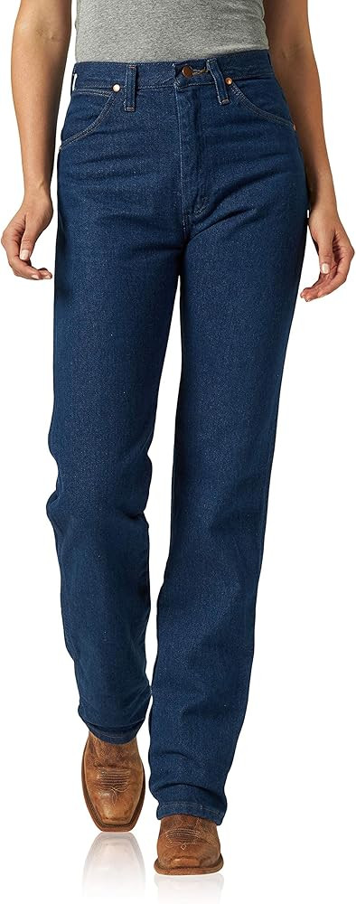 Wrangler womens Cowboy Cut Slim Fit Natural Rise Waist Jeans | Amazon (US)