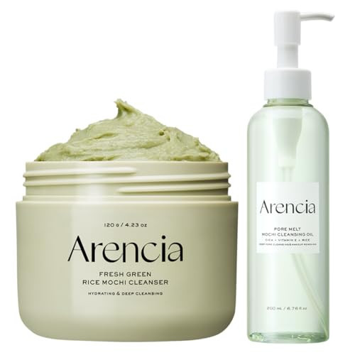 ARENCIA Rice Mochi Double Cleansing Duo for clear, acne-prone skin | Amazon (US)