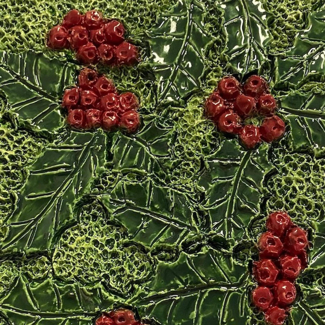 Holly Ceramic Art Tile, December Birth Flower | Etsy (US)