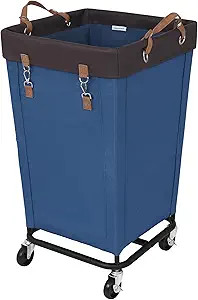 StorageWorks 160L Laundry Basket with Wheels, Large Rolling Hampers for Clothing Organizer, Dirty... | Amazon (US)