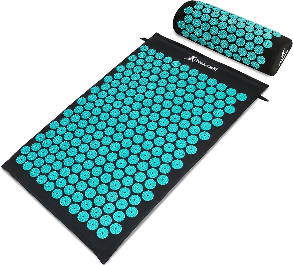 ProsourceFit Acupressure Mat and Pillow Set for Back/Neck Pain Relief and Muscle Relaxation | Amazon (US)