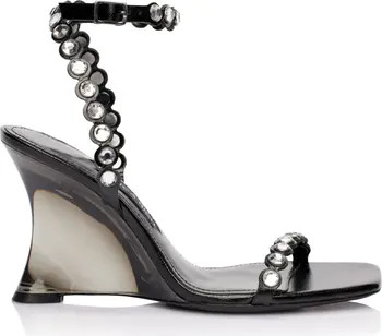 The Diamond Wedge is the latest show-stopping design from Jessica Rich. Rows of rhinestones set a... | Nordstrom