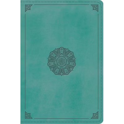 ESV Study Bible, Personal Size (Trutone, Turquoise, Emblem Design) - by  Esv Bibles (Leather Bound) | Target