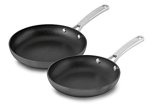 Calphalon Classic Aluminum Hard Anodized Oven Safe Nonstick 2 Piece Frying Pan Set with 8 & 10 Inch  | Amazon (US)