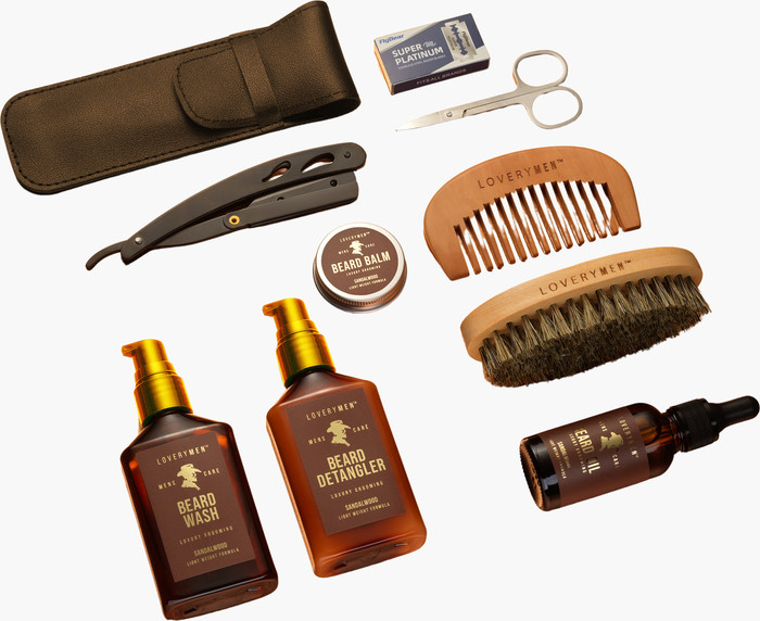 13 Piece Beard Care Kit - Ultimate Grooming Set with Oil, Balm, Wash, Razor & More | Nordstrom