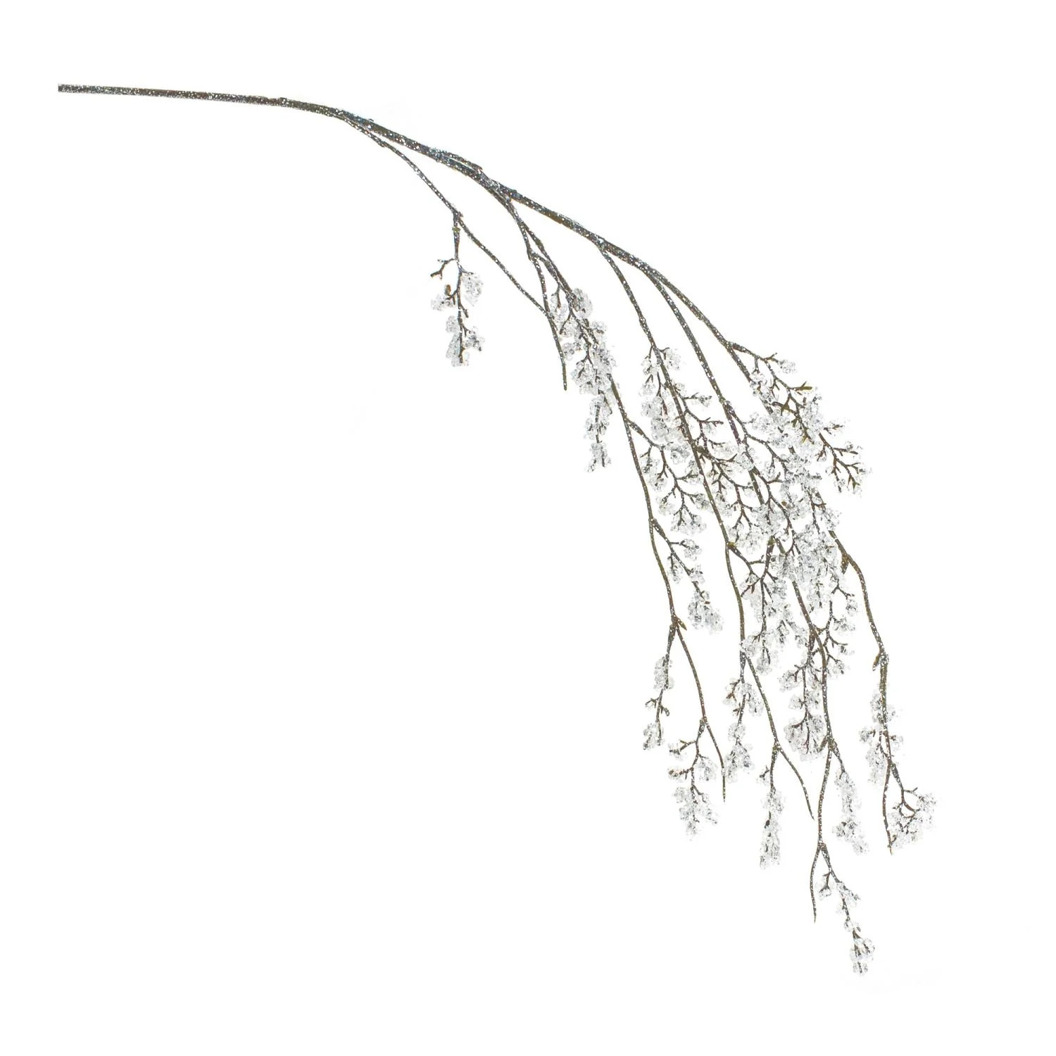 Melrose Set Of 6 Plastic Ice Branch With White Finish 84511DS - Walmart.com | Walmart (US)