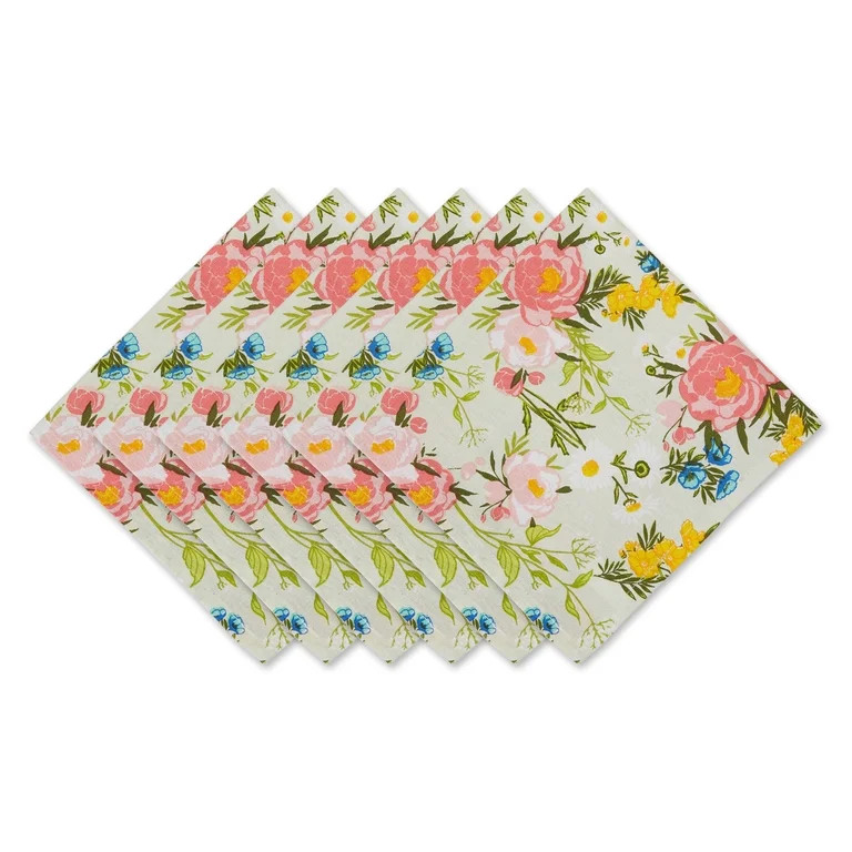 Spring Bouquet Printed Napkin (Set of 6) | Walmart (US)