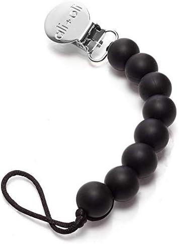 Ali+Oli Pacifier Clip Holder for Baby | NATI (Black) | Amazon (US)