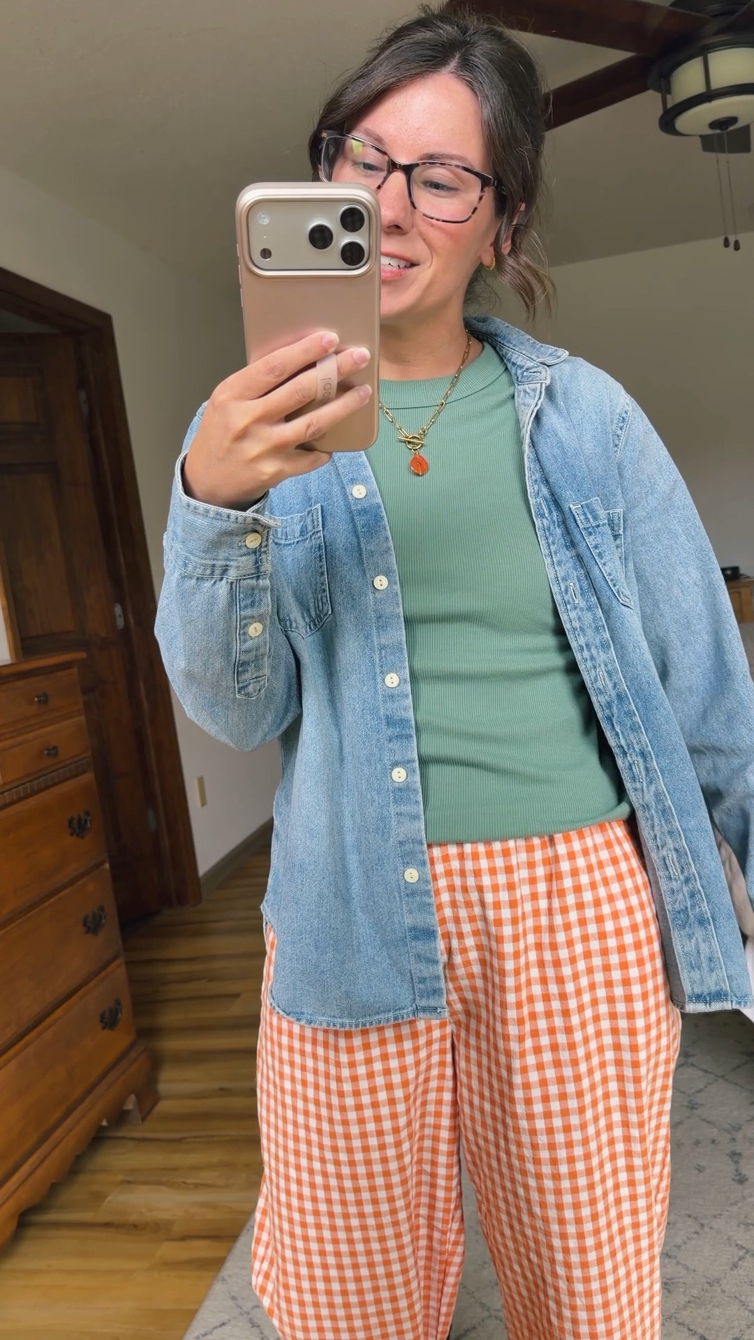 small in my tee, small in my pants. My denim shirt is older so I linked similar. My sandals are size 36🧡🌿
 My necklace is from Sela Designs but I also linked similar!


#LTKSeasonal #LTKPetite #LTKgrwm