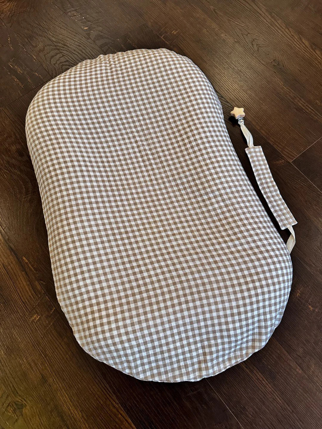 Gingham Muslin Snuggle Me Organic Cover, Snuggle Me Cover, Snuggle Me Lounger Cover - Baby Shower... | Etsy (US)