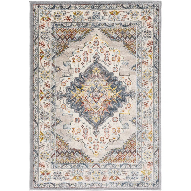 Christmas Oriental Gray Area Rug | Wayfair North America