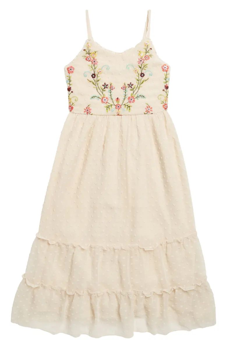 Kids' Floral Embroidered Dress | Nordstrom