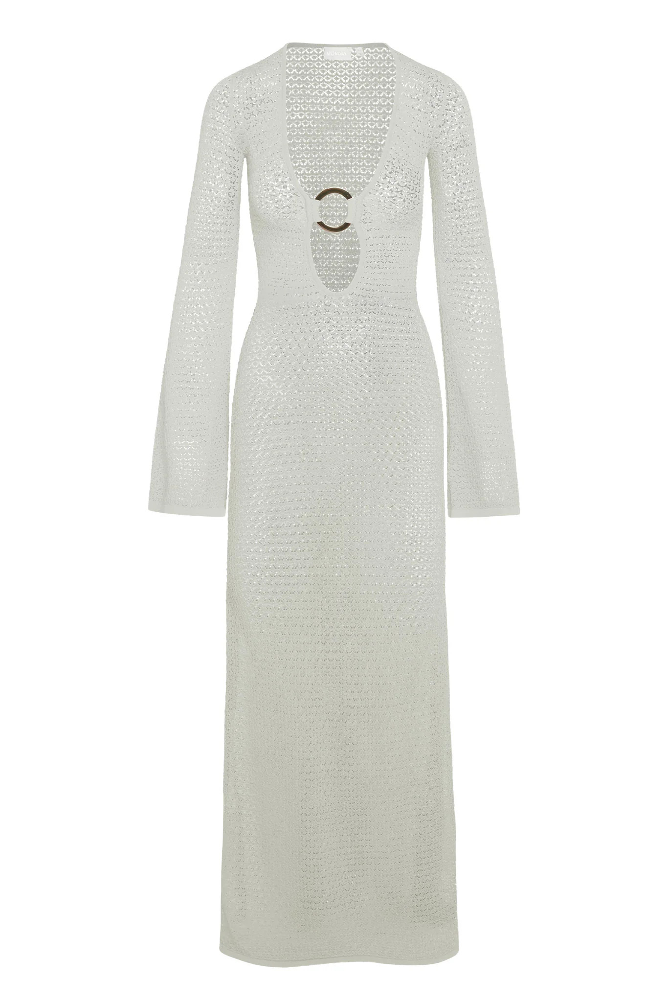 Montego Dress - Ivory Lurex Lace Crochet | Monday Swimwear