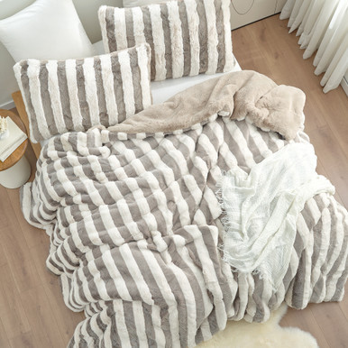 Chunkiest Chunky Bunny® Freezin Waters - Coma Inducer® Oversized Comforter Set - Lush Brown | Coma Inducer