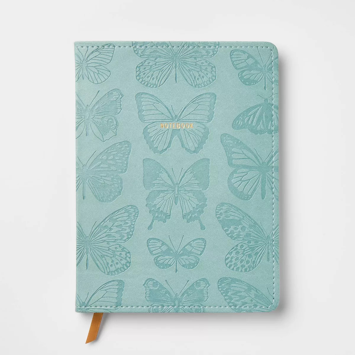 240pg Ruled Journal 8"x6" Butterfly Embossed - Threshold™: Soft Cover, Narrow Lined, Teen & Adu... | Target