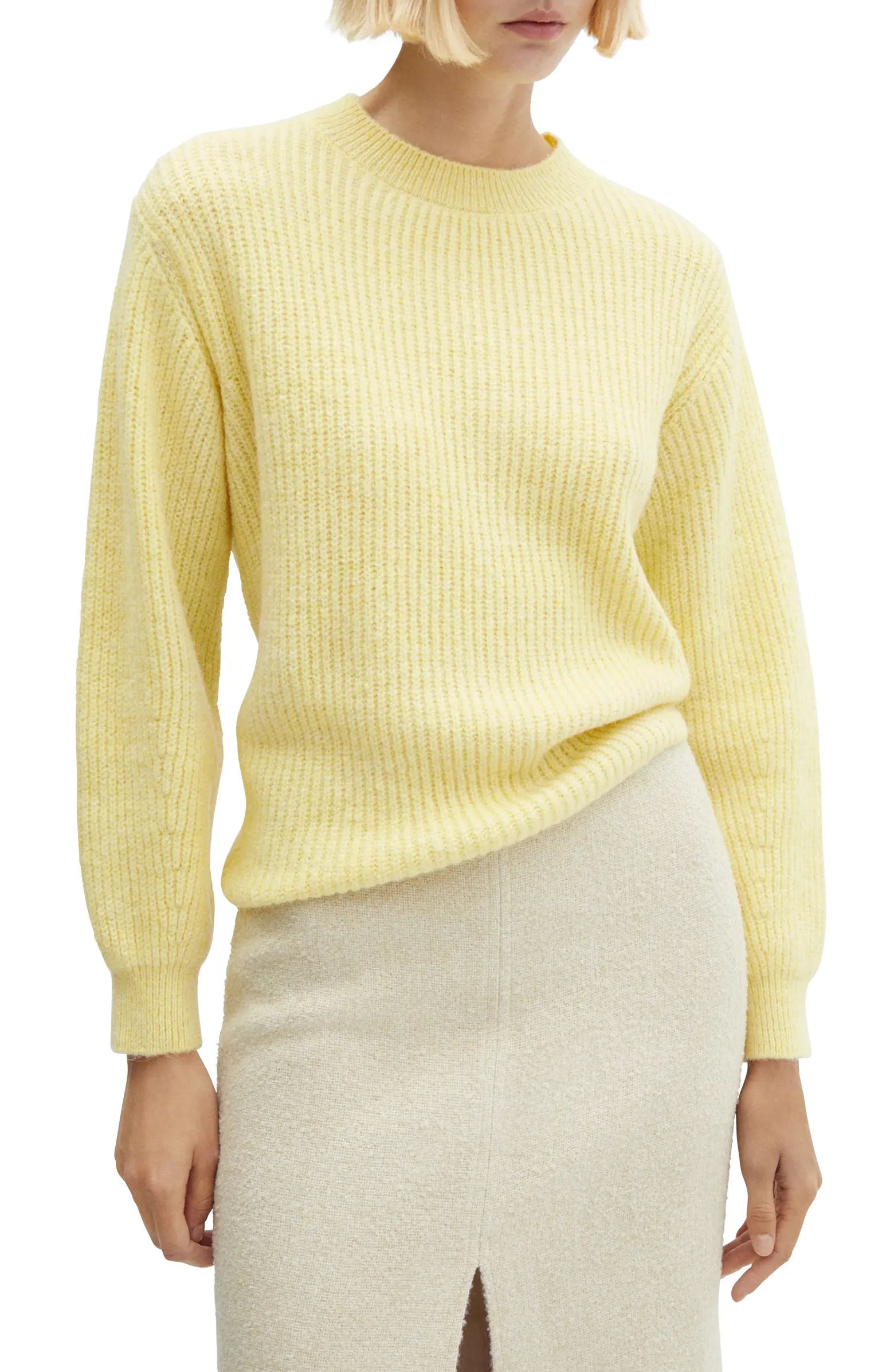MANGO Puff Sleeve Sweater | Nordstrom | Nordstrom