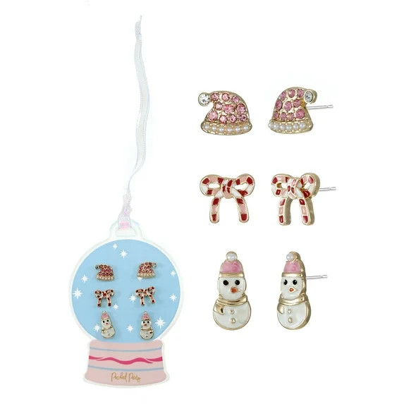 Packed Party Earring Set with Snow Globe Ornament | Walmart (US)