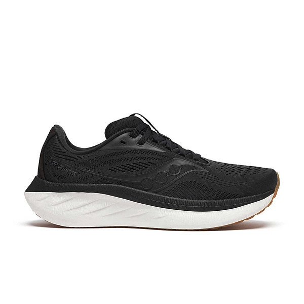 Women's Saucony Ride 18 Running Shoes 9.5 Regular Black/Gum | Scheels