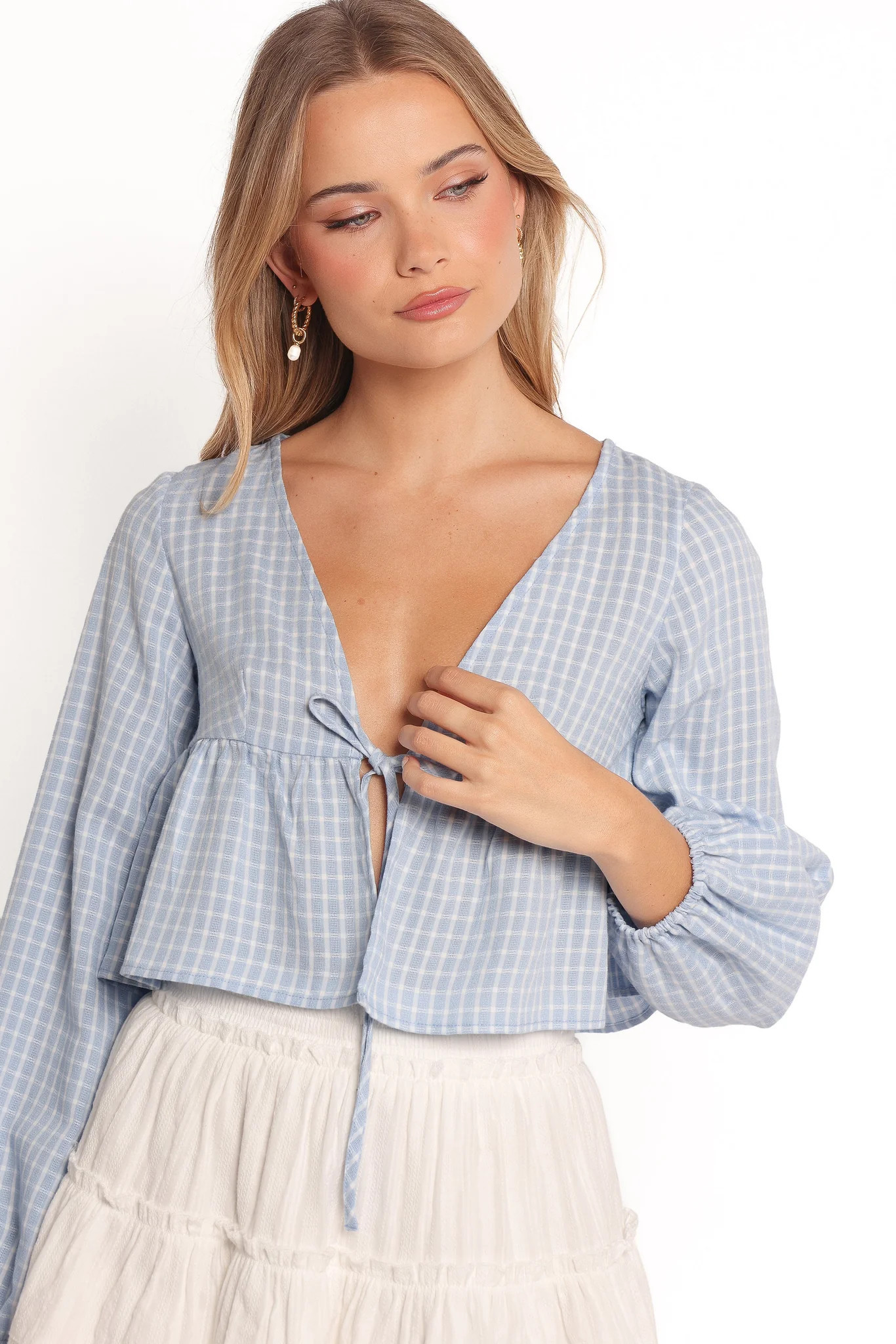 Sundara Long Sleeve Top - Blue | Petal & Pup (US)