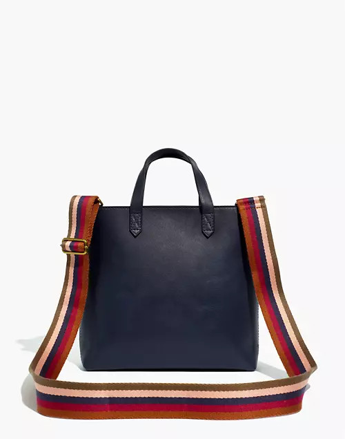 The Zip-Top Transport Crossbody: Rainbow Webbing Strap Edition | Madewell