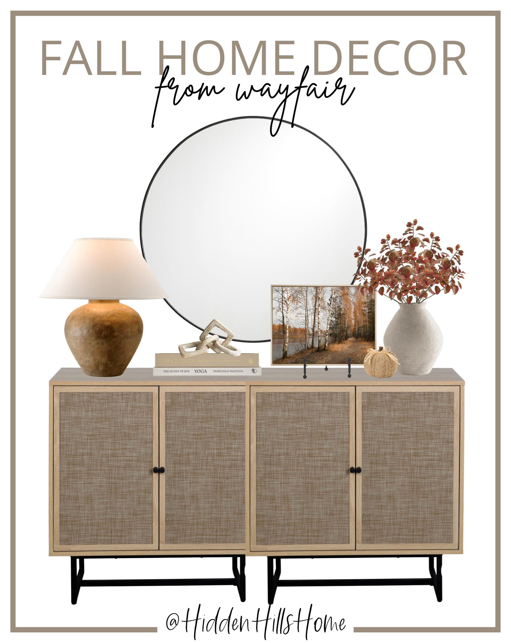 I’m so excited for all the fall home decor this season! I just decorated my fall console table with items from @wayfair #WayfairPartner They have fast free shipping and so many beautiful options! #wayfair 

#LTKxWayfair #LTKHome #LTKSeasonal