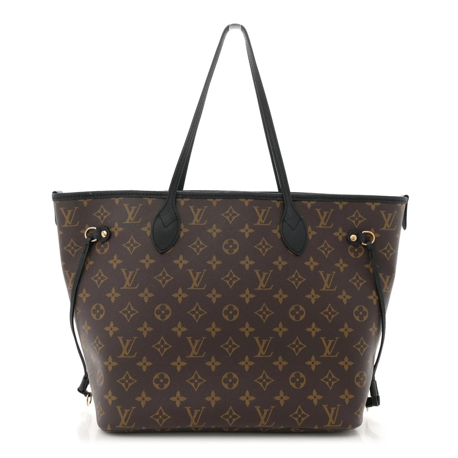 Monogram Calfskin Neo Neverfull Inside Out MM Black | FASHIONPHILE (US)