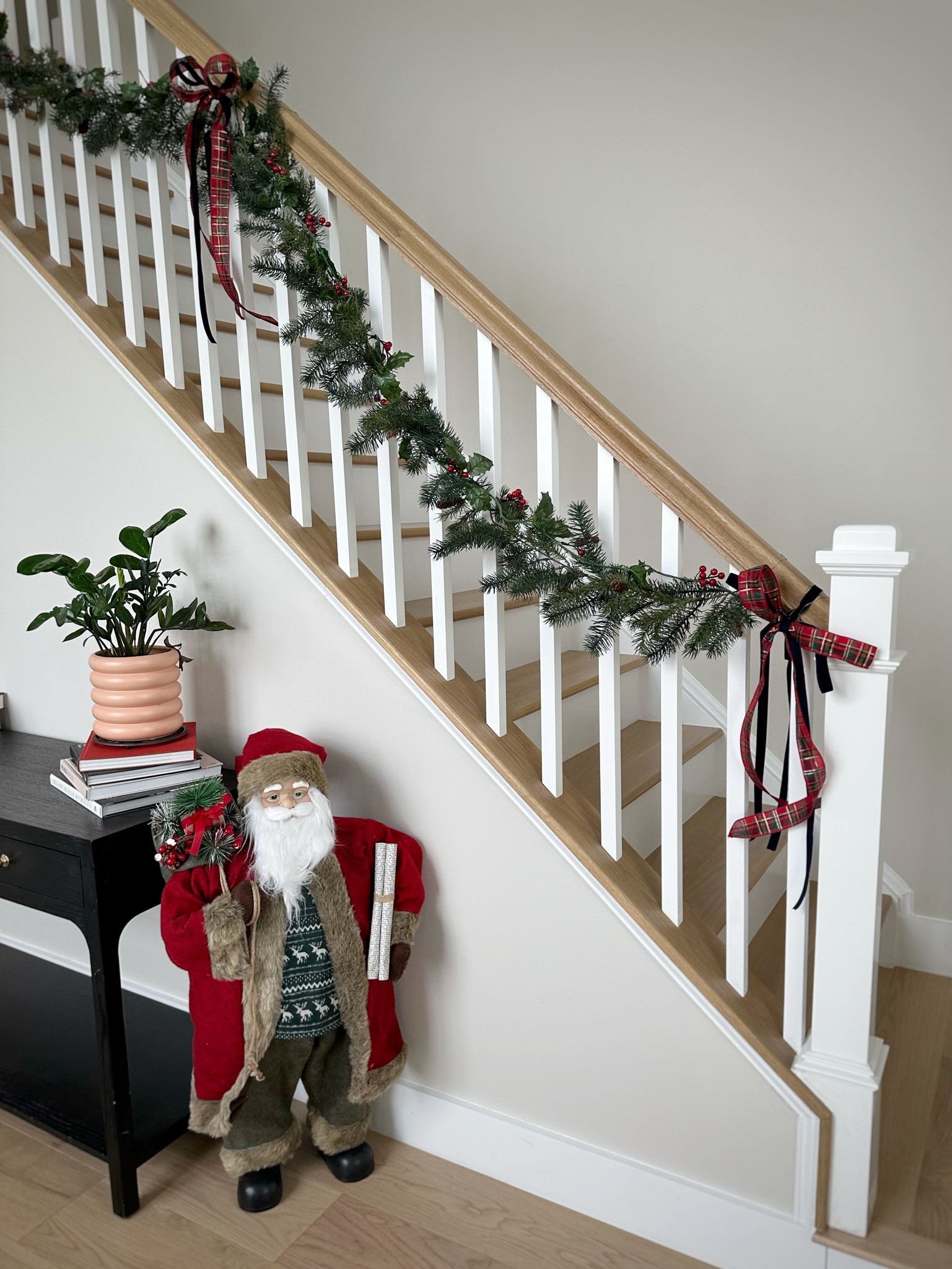 Christmas Stair Decor Inspiration! Designer looks but a fraction of the price! 

#LTKHoliday #LTKSeasonal #LTKhome