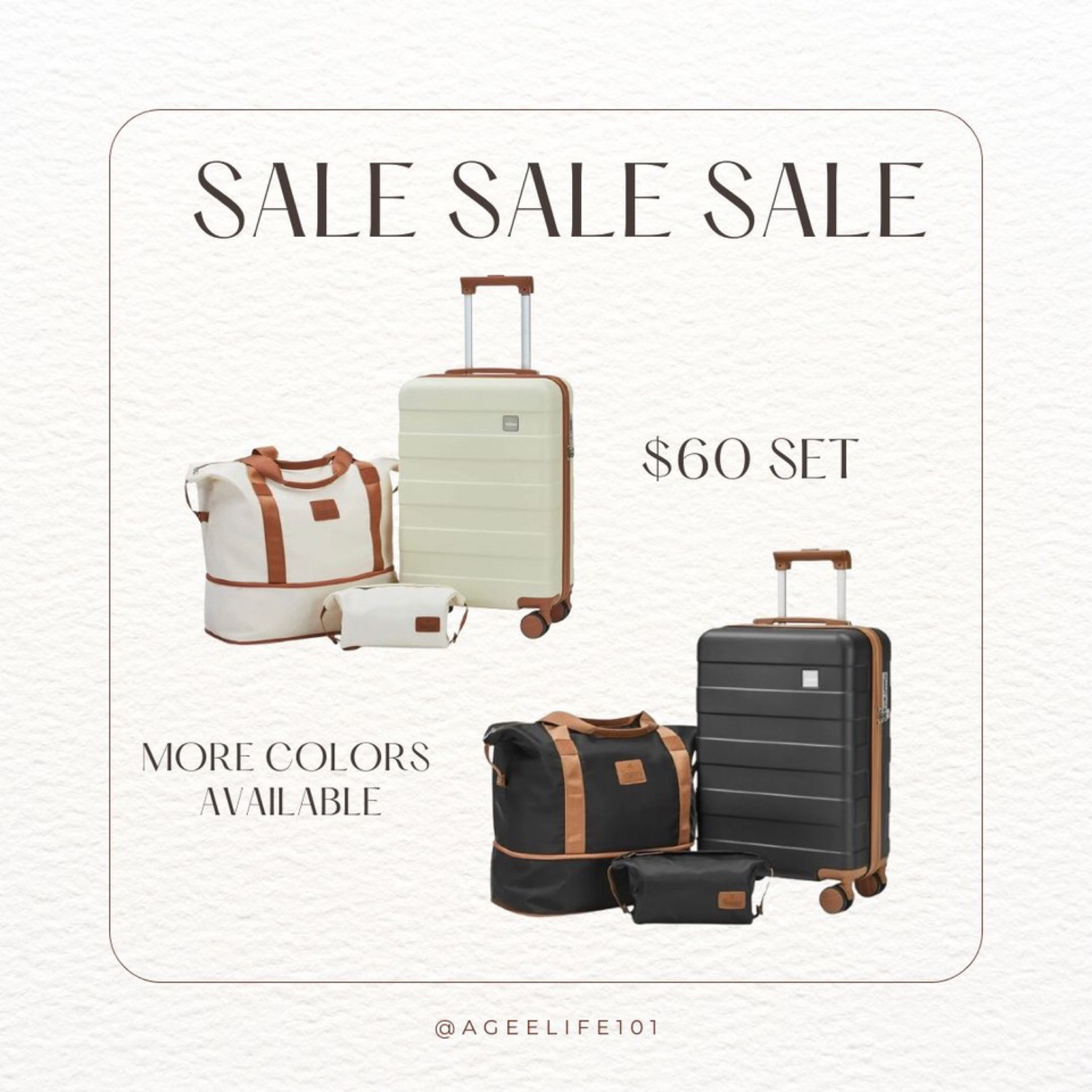 When your cat pees and poops in your suitcase ruining it… you look for deals on a new one and stumble upon this set 👏🏼 

#LTKxWalmart #LTKSaleAlert #LTKSummerSales