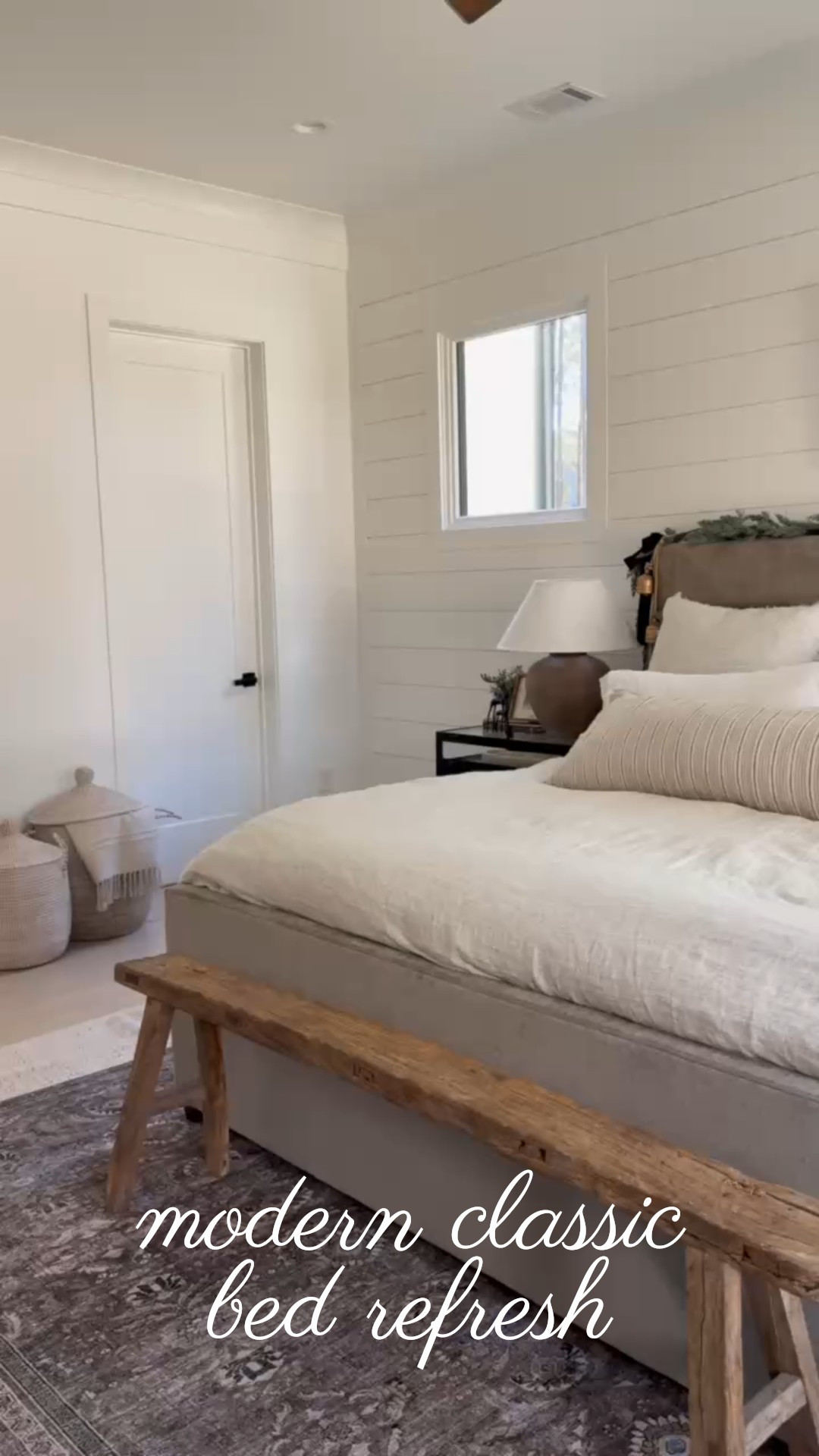 Watch how one simple styling moment transforms the entire room 👀🛏️✨

A throw blanket, layered neutrals, and soft textures can shift a bedroom from plain to polished in seconds. Modern Classic details make the space feel warm, elevated, and effortlessly beautiful — all without overthinking it.

#porcheandco #modernclassic #bedroomrefresh #bedroomstyling #neutraldecor #cozyinteriors #homeinspo #interiordesignideas #simpledecor #modernhome #organicinterior #interiorstylist #homedesign #bedroomgoals

Do you want to bring our dreamy Modern Classic style interior design into your own home? 🏡 You’re in luck! Reserve our Online Interior Design packages today -> https://porcheandco.com/edesign ✨ We can’t wait to work with you & design your home with #porcheandco


#LTKHoliday #LTKStyleTip #LTKHome
