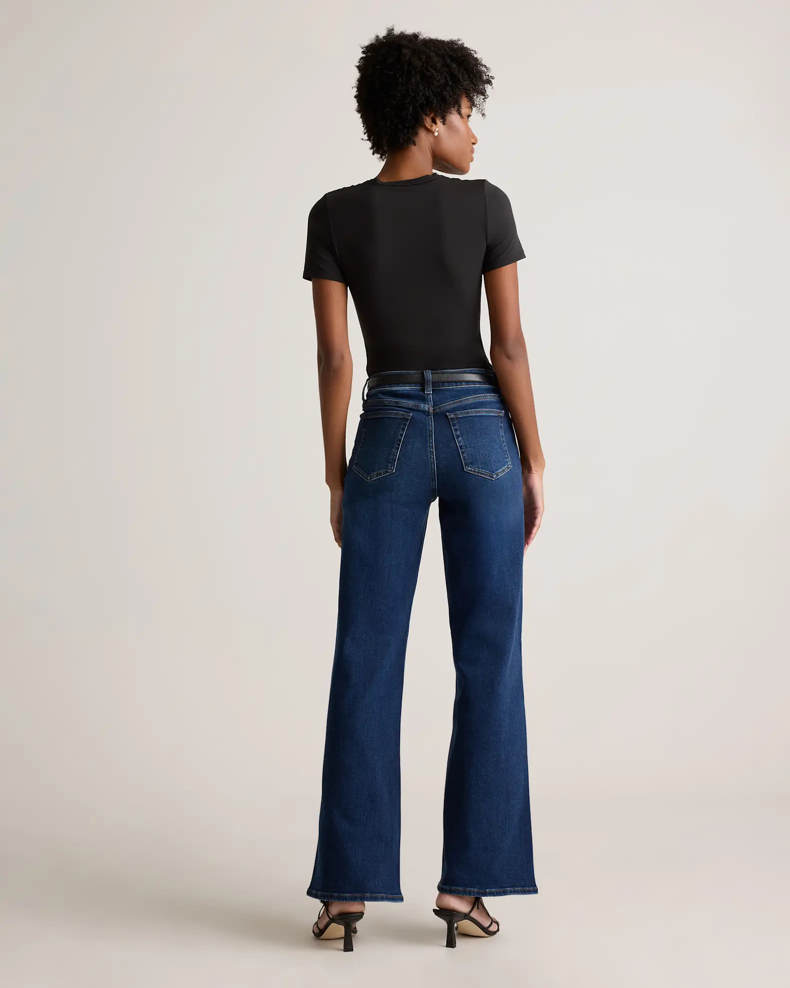 Bella Stretch Wide Leg Jeans | Quince