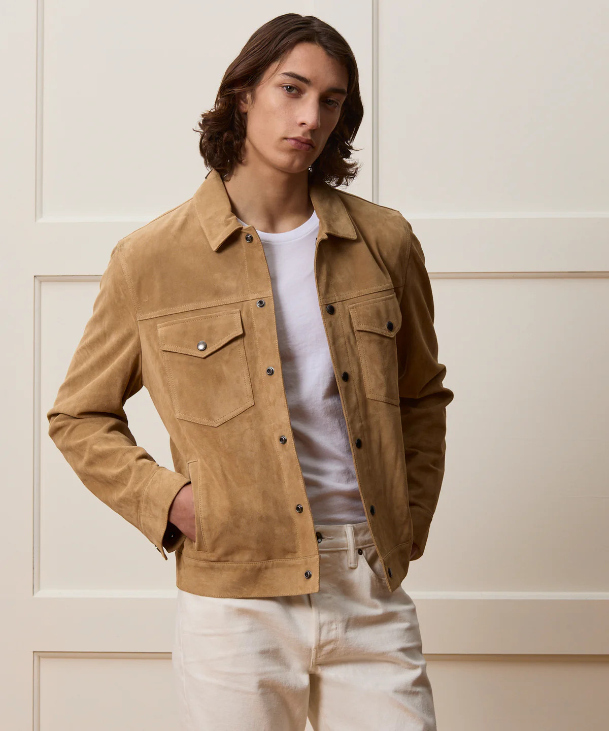 Italian Suede Dylan Jacket | Todd Snyder