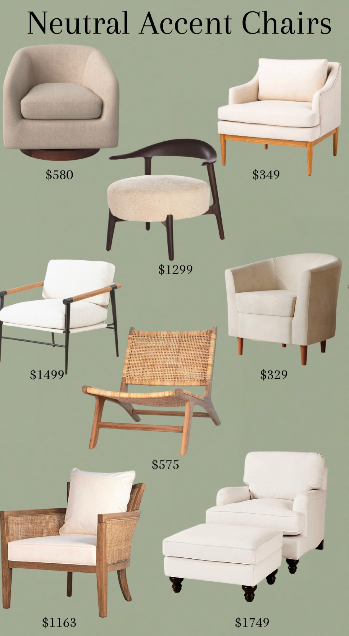 Neutral accent chair for living room or bedroom 

#LTKhome #LTKstyletip