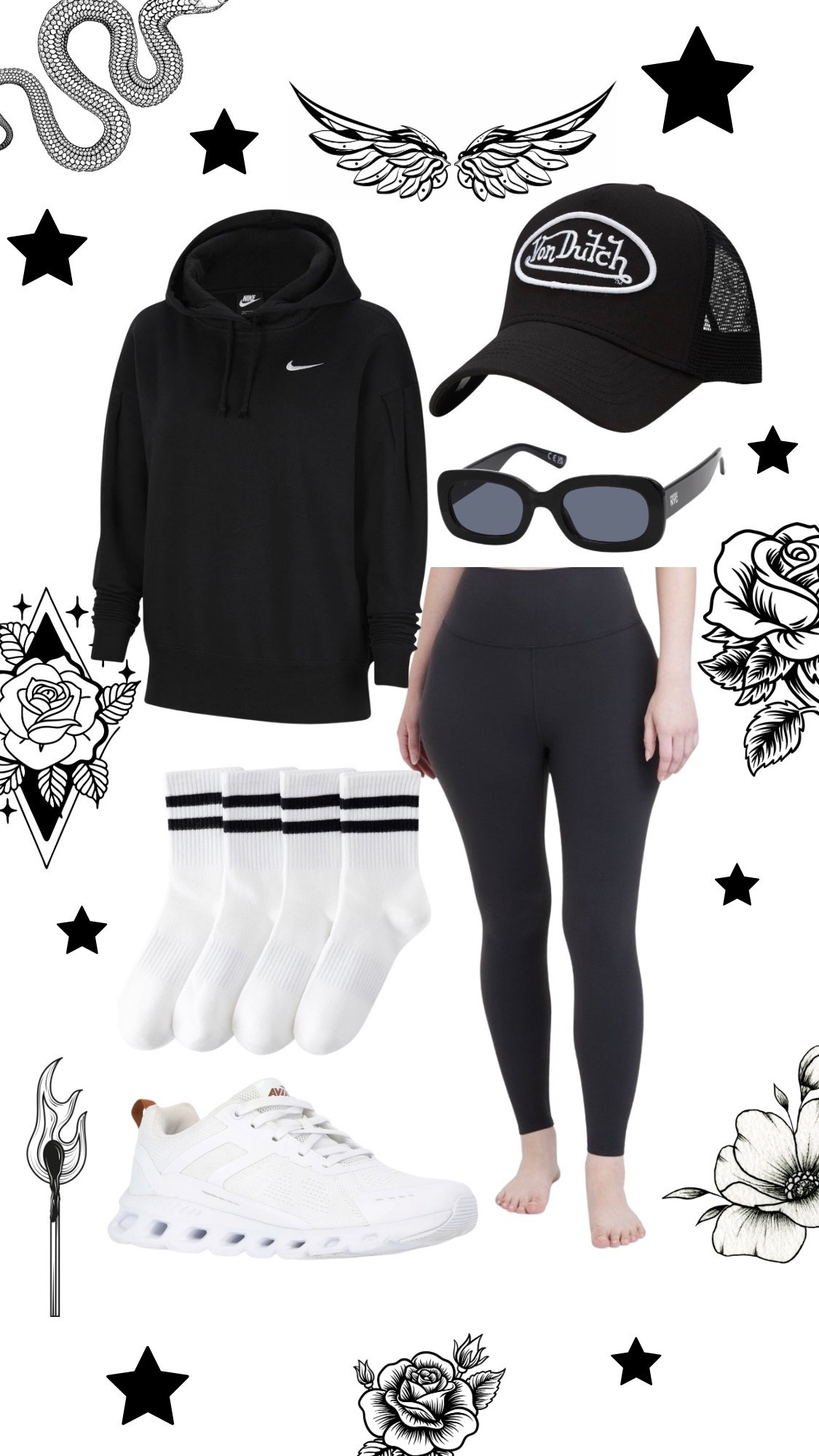 Easy everyday edgy outfit inspo 

#LTKstyletip #LTKfindsunder100 #LTKmidsize