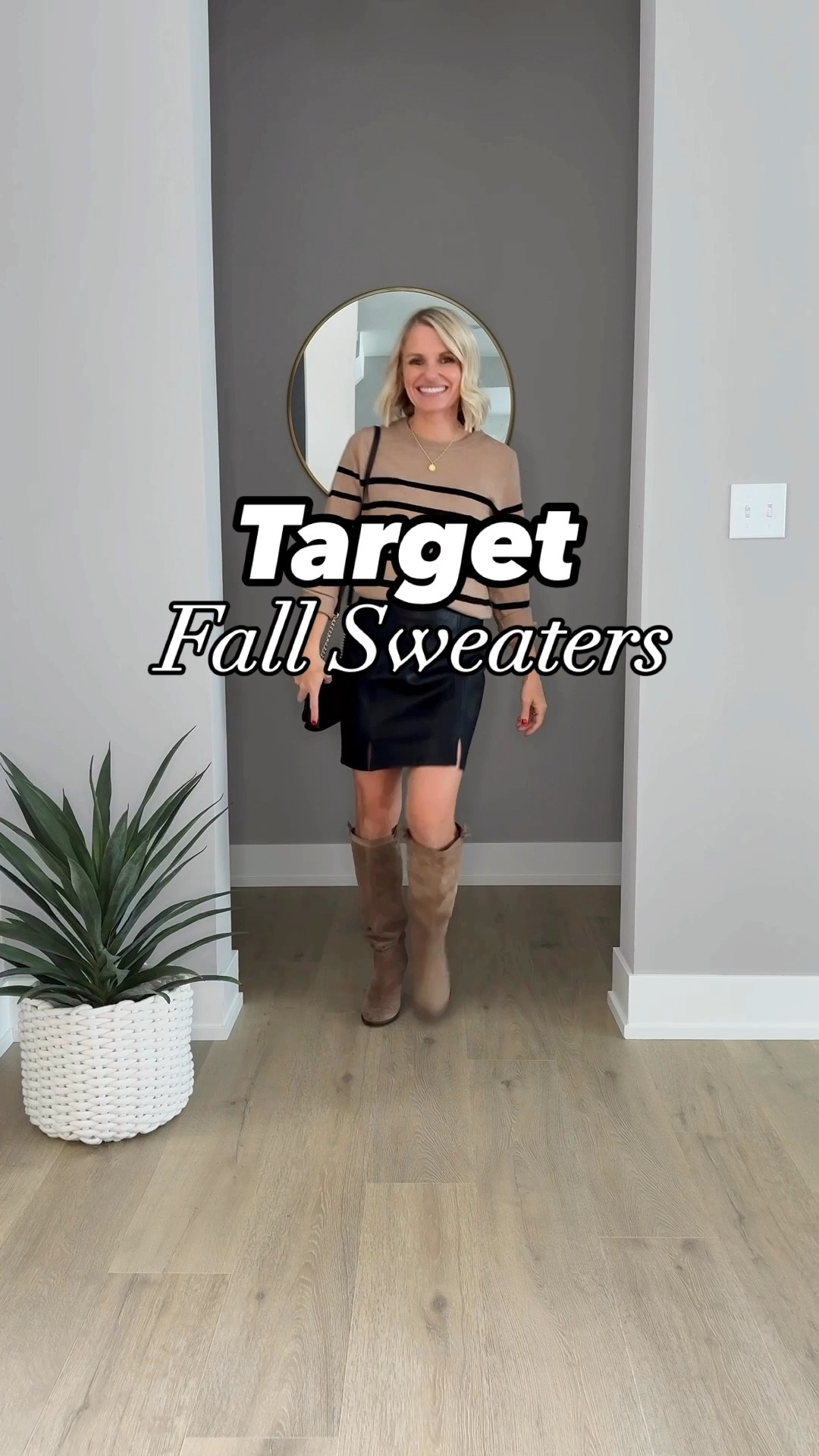 3 fall sweaters from @target styled 2 ways each! Target has 20% off fall clothes!!
Sweater 1: small | skirt- small | boots- thrifted linked similar || black jeans- 25/short 
Sweater 2: xsmall | jeans- 24/short || sweater 3: small | leopard skirt- xs

#LTKStyleTip #LTKSaleAlert #LTKFindsUnder100