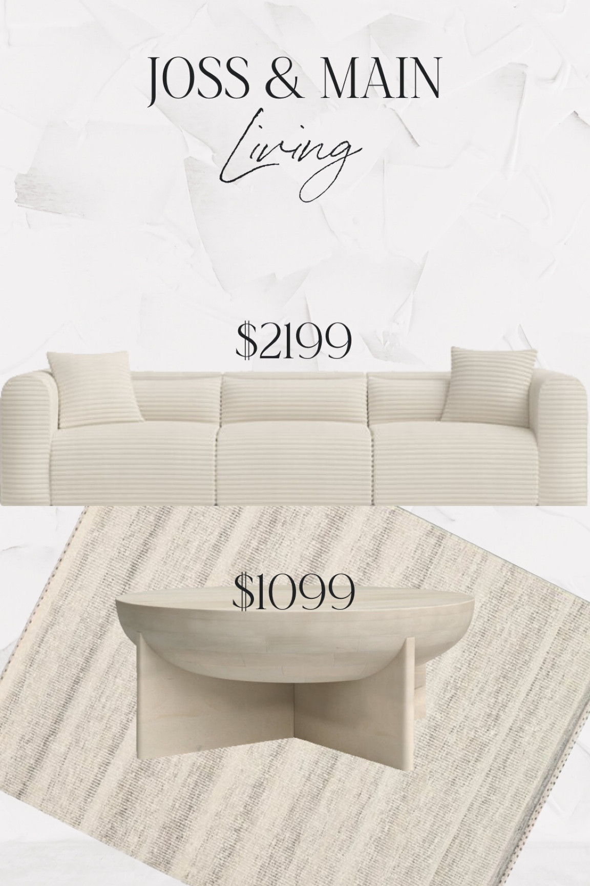 Light and air living room refresh with a wood white wash, coffee table, a light neutral, creamy rug, and a light modular sofa

#LTKHome