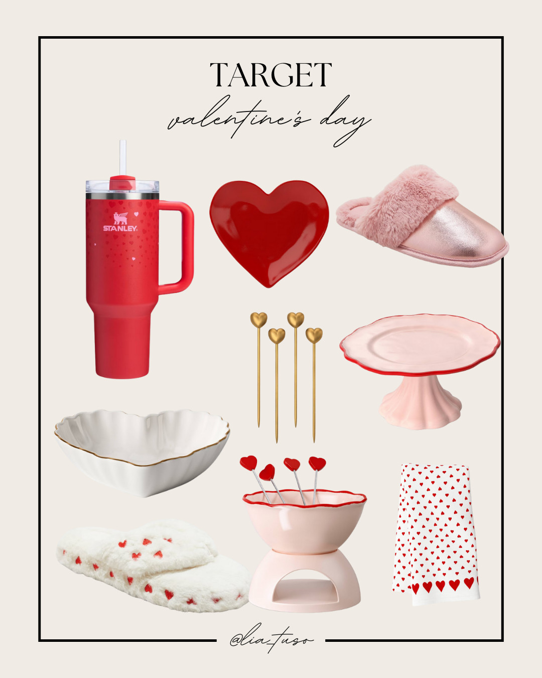 Target Valentine's Day | Women's Cecily Flip Flop Slippers, Women's Valentine's Day Graphic Crewneck Sweatshirt, Women's Sage Slide Slippers, Stanley Stainless Steel Tumbler, Women's Rae Metallic Scuff Slippers, Heart Cocktail Picks Gold, Stoneware Dessert Pedestal Light Pink, Stoneware Figural Heart Candy, Stoneware Fondue Set with Forks, Hearts Kitchen Towel, Valentine Stoneware Figural Heart Appetizer Plate Red

#target #valentinesdayfinds #valentinesday 

 #LTKGiftGuide #LTKSeasonal #LTKHome