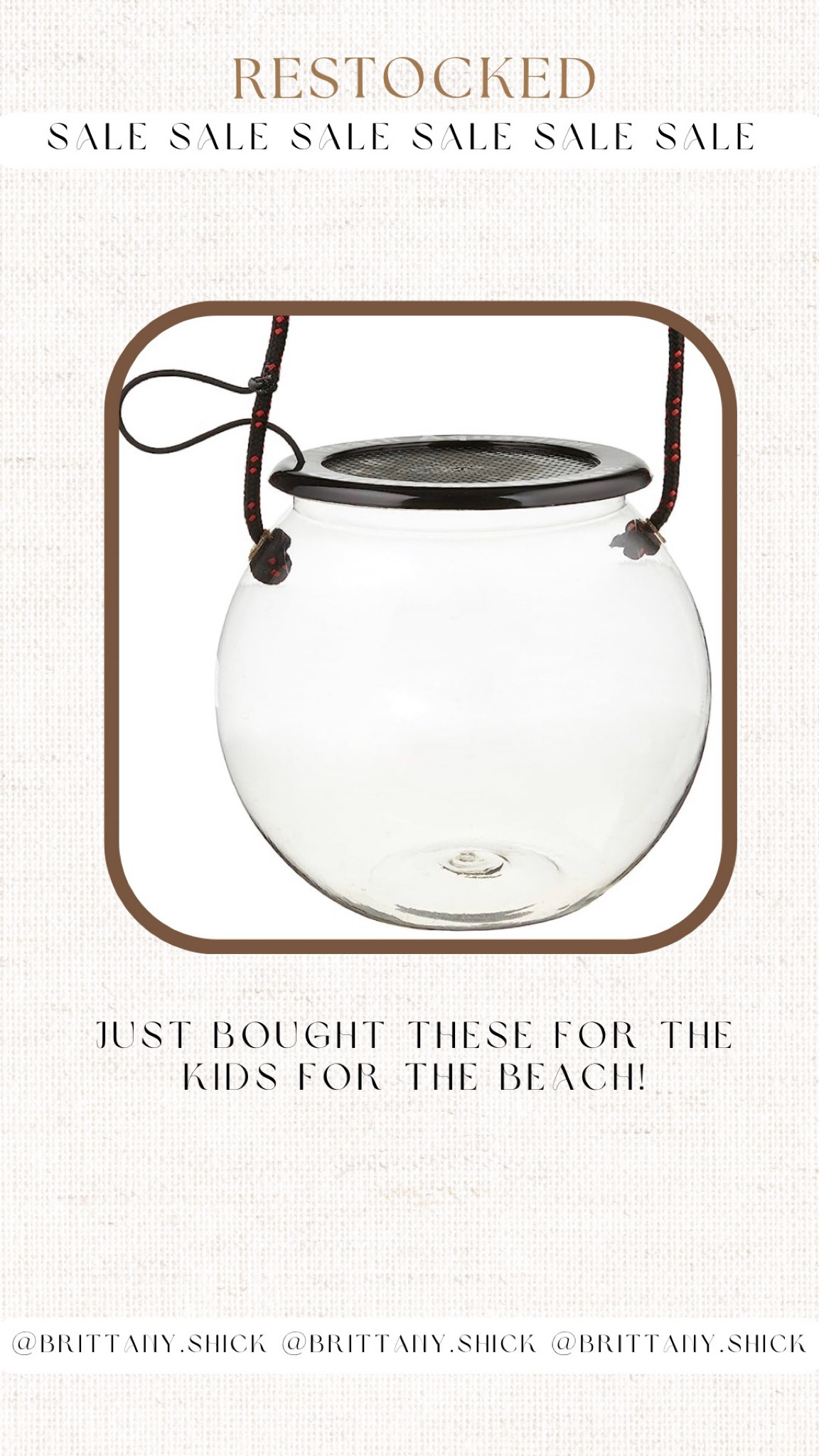 Restocked - catch & release aquarium for the beach - great kids beach toy

#LTKswim #LTKkids #LTKtravel