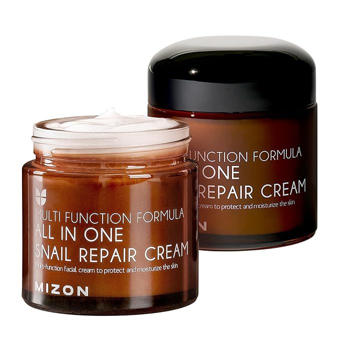 MIZON Snail Repair Cream, Face Moisturizer with Snail Mucin Extract, All in One Snail Repair Crea... | Amazon (US)
