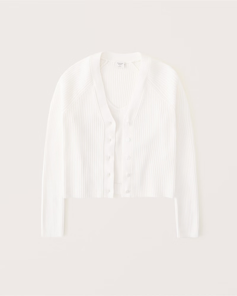 Sweetheart Tank and Cardigan Set | Abercrombie & Fitch (US)