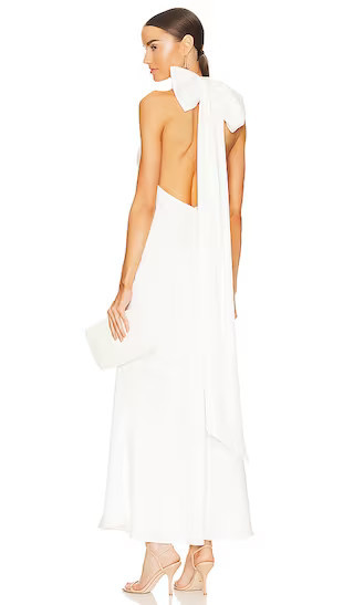 MISHA x REVOLVE Evianna Satin Gown in White. - size XXS | Revolve Clothing (Global)